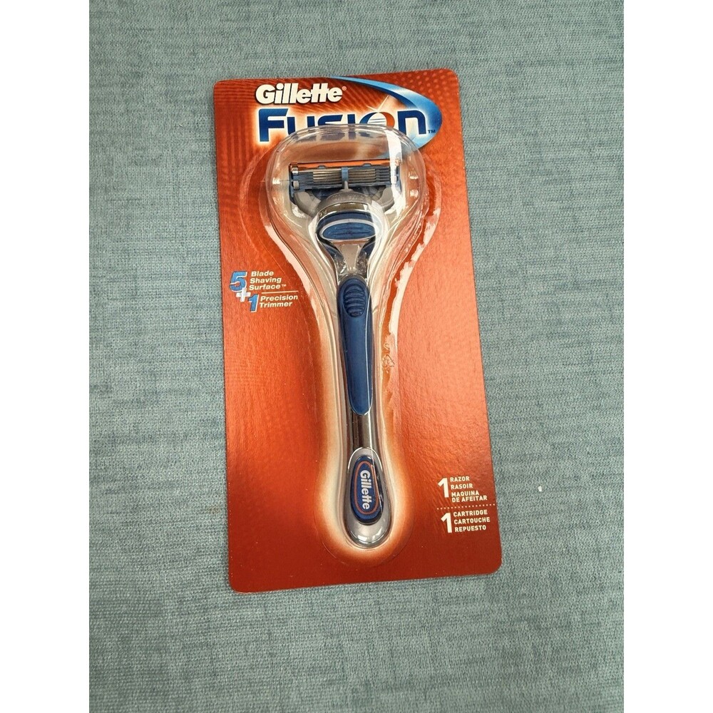 Gillette Fusion Razor NIB 2005 Sealed 1 Razor 1 Blade